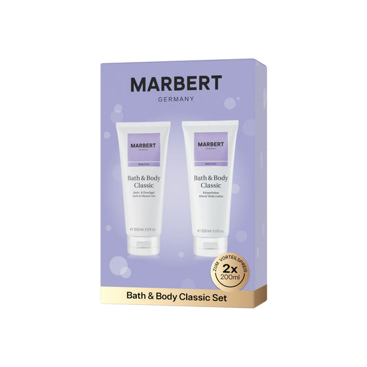 MARBERT BATH & BODY CLASSIC GIFTSET SHOWER GEL 200 ML + BODY LOTION 200 ML
