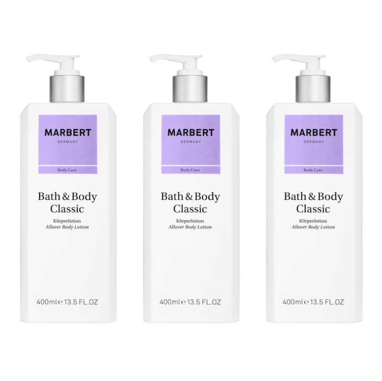 BUNDLE 3 PIECES BATH & BODY CLASSIC BODY LOTION 400 ML