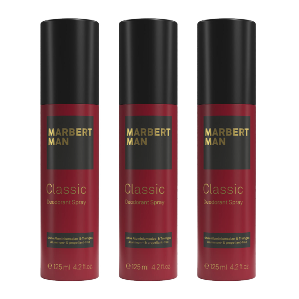 BUNDEL 3 STUKS MARBERT MAN CLASSIC DEOSPRAY 125 ML