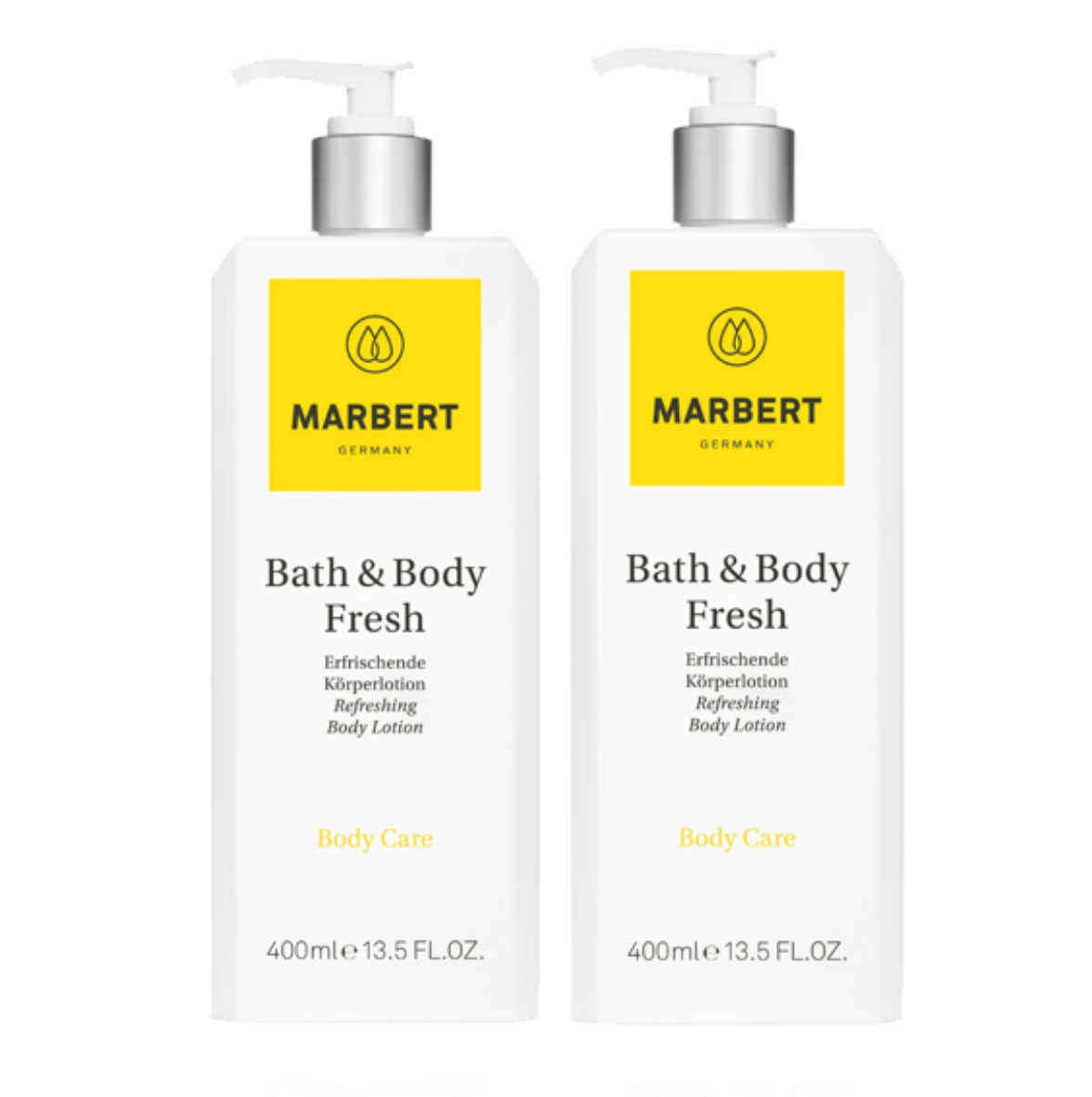 BUNDEL 2 STUKS MARBERT BATH & BODY FRESH BODY LOTION 400 ML