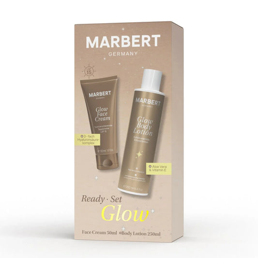 Marbert Glow Set Glow Bodylotion + Glow Face Cream