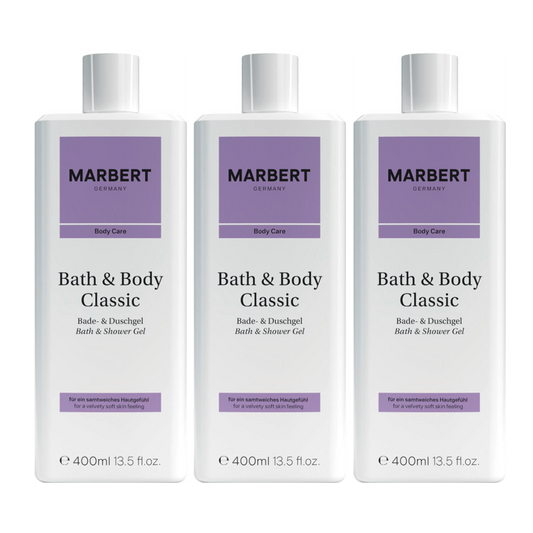 BUNDEL 3 STUKS BATH & BODY CLASSIC SHOWER GEL 400 ML
