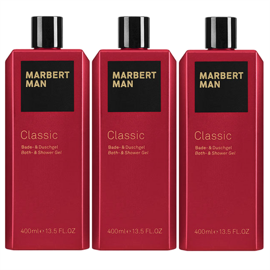 BUNDLE OF 3 PIECES MARBERT MAN CLASSIC SHOWER GEL 400 ML