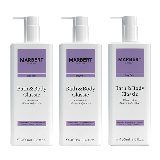 BUNDLE 3 PIECES BATH &amp; BODY CLASSIC BODY LOTION 400 ML